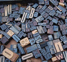 Letter Blocks used in Printing Process